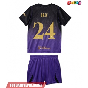 Lacne Dětský Futbalové dres Barcelona Eric Garcia #24 2026-27 Krátky Rukáv - Preč (+ trenírky)